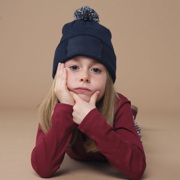 Beechfield Kids Snowstar® Patch Beanie Thumbnail