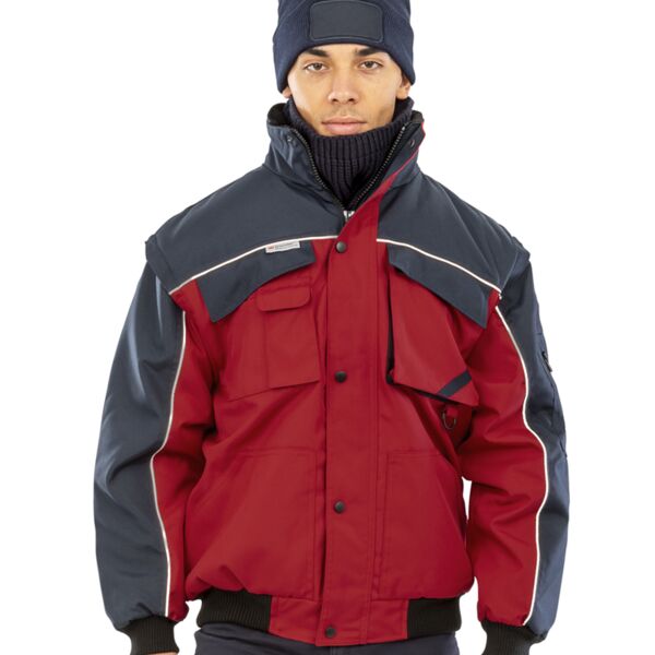 Result Work-Guard Zip Sleeve Heavy Duty Jacket Thumbnail