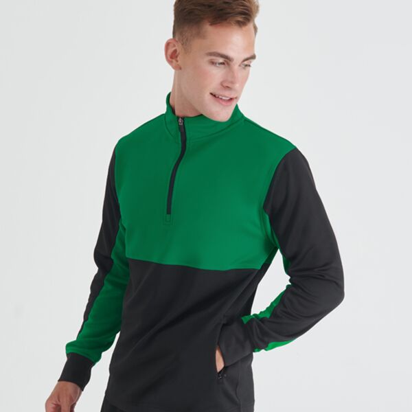 Adult 1/4 Zip Tracksuit Top Thumbnail